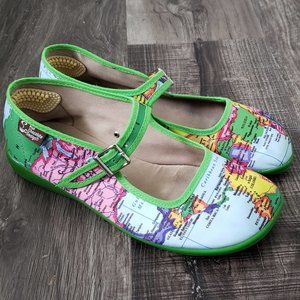 Chocolaticas Bon Voyage Mary Jane Flat Shoes 38